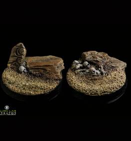Dune 40mm round bases for Miniatures - Ideal for Tabletop RPGs & Fantasy Games