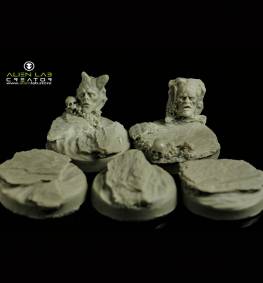 Inferno 25mm round bases for miniatures - ideal for Tabletop RPGs & Fantasy Games