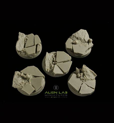 Northern Land 25mm Round Bases for Miniatures - Ideal for Tabletop RPGs & Fantasy Games
