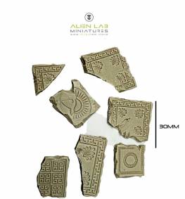 GREEK BASING KIT #2  - Accessories for Tabletop Game Scenery & Terrain Crafting