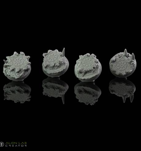 Chaos 32mm round bases for Miniatures - Ideal for Tabletop RPGs & Fantasy Games