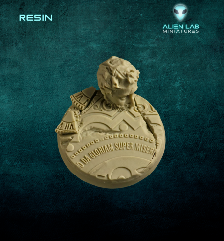 Temple ruins 50mm round bases for Miniatures - Ideal for Tabletop RPGs & Fantasy Games