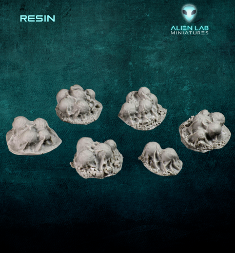 Spider eggs – Accessories for Tabletop Game Scenery & Terrain Crafting