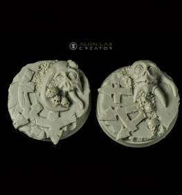 The Vestibule of hell 40mm round bases for Miniatures - Perfect for Warhammer & D&D Games