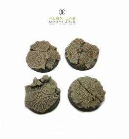 TEMPLE RUINS ROUND BASES 32MM