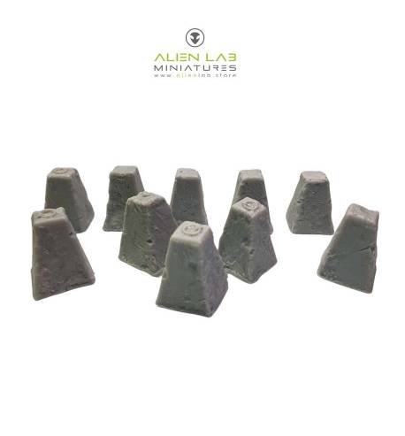 Dragons teeth #1 for Tabletop Games - Scatter Terrain for D&D, Wargaming Accessories, Miniatures Landscape, Dungeons and Dragons