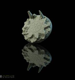 Chaos 50mm round bases for Miniatures - Ideal for Tabletop RPGs & Fantasy Games