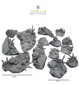 Chaos Basing Kit – Accessories for Tabletop Game Scenery & Terrain Crafting