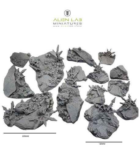 Chaos Basing Kit – Accessories for Tabletop Game Scenery & Terrain Crafting