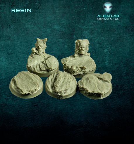 Inferno 25mm round bases for miniatures - ideal for Tabletop RPGs & Fantasy Games