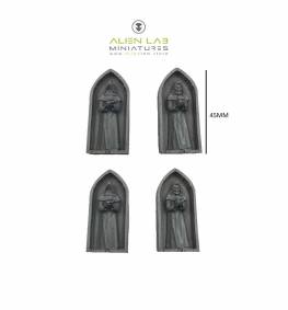DARK ALCOVES - D&D Wargaming Terrain, Scatter Scenery for Tabletop RPGs, Dungeons and Dragons Miniatures, Terrain Accessories