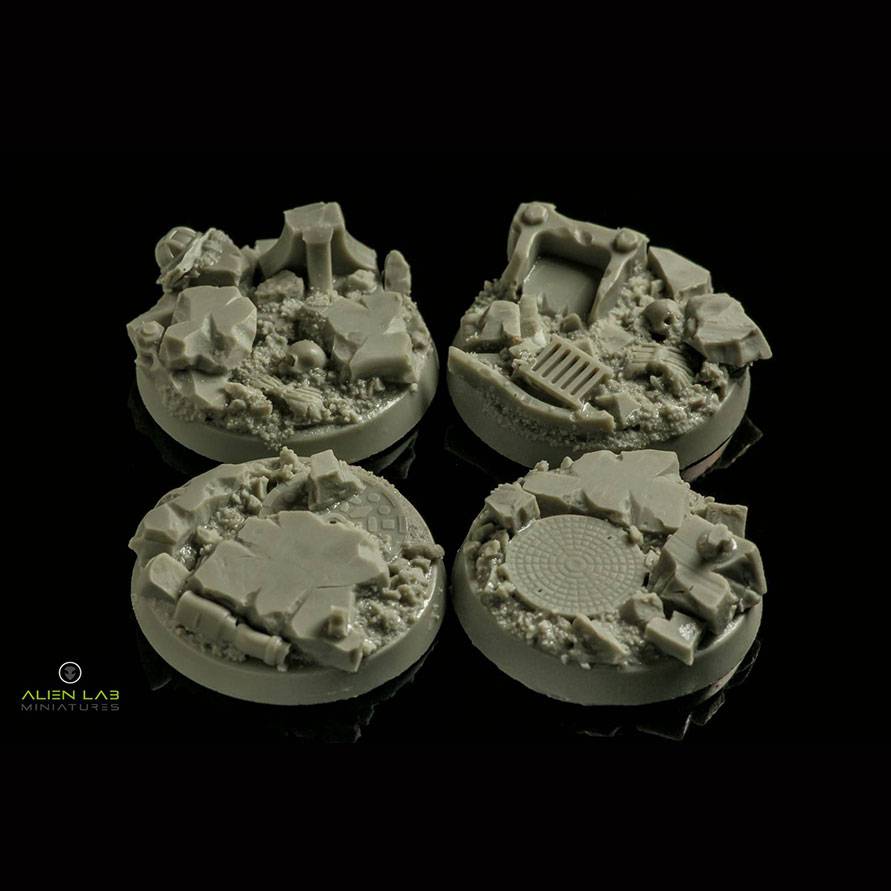 Round Bases For Miniature Games - Warhammer, D&d Compatible