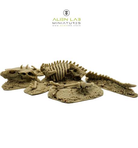 Dragon skeleton Alien Lab Universal Resin Terrain Elements for Miniature Wargaming