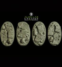 Graveyard 60mm oval bases for miniatures - ideal for Tabletop RPGs & Fantasy Games	