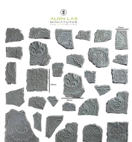Temple basing kit - Accessories for Tabletop Game Scenery & Terrain Crafting